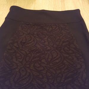 UO Silence + Noise Black Mini Skirt
